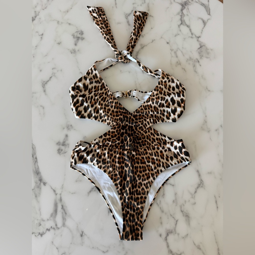 Roberto Cavalli Animal Print Swimsuit